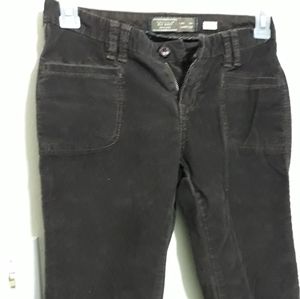 Woman corduroy jeans size 0 color brown/ bundle